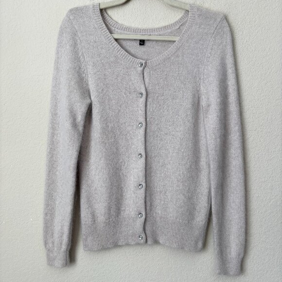 Apt. 9 Sweaters - Angora Rabbit Hair Blend Super Soft Cardigan Sweater Apt. 9